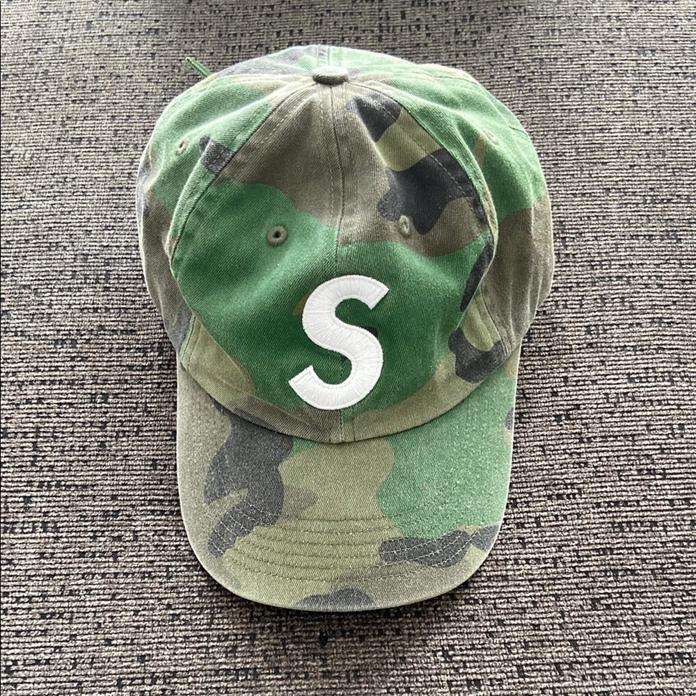 Supreme Green Camouflage Cap